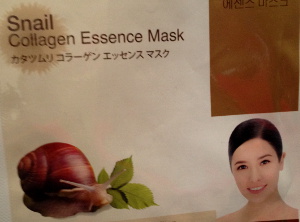 Korean Collagen Essence Mask with Snail Secretion Extract for rejuvenation, moisturizing and nutrition